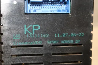 Opel Astra H Zafira B Display Uhr GID Bordcomputer 13111163 KP - Bild 5