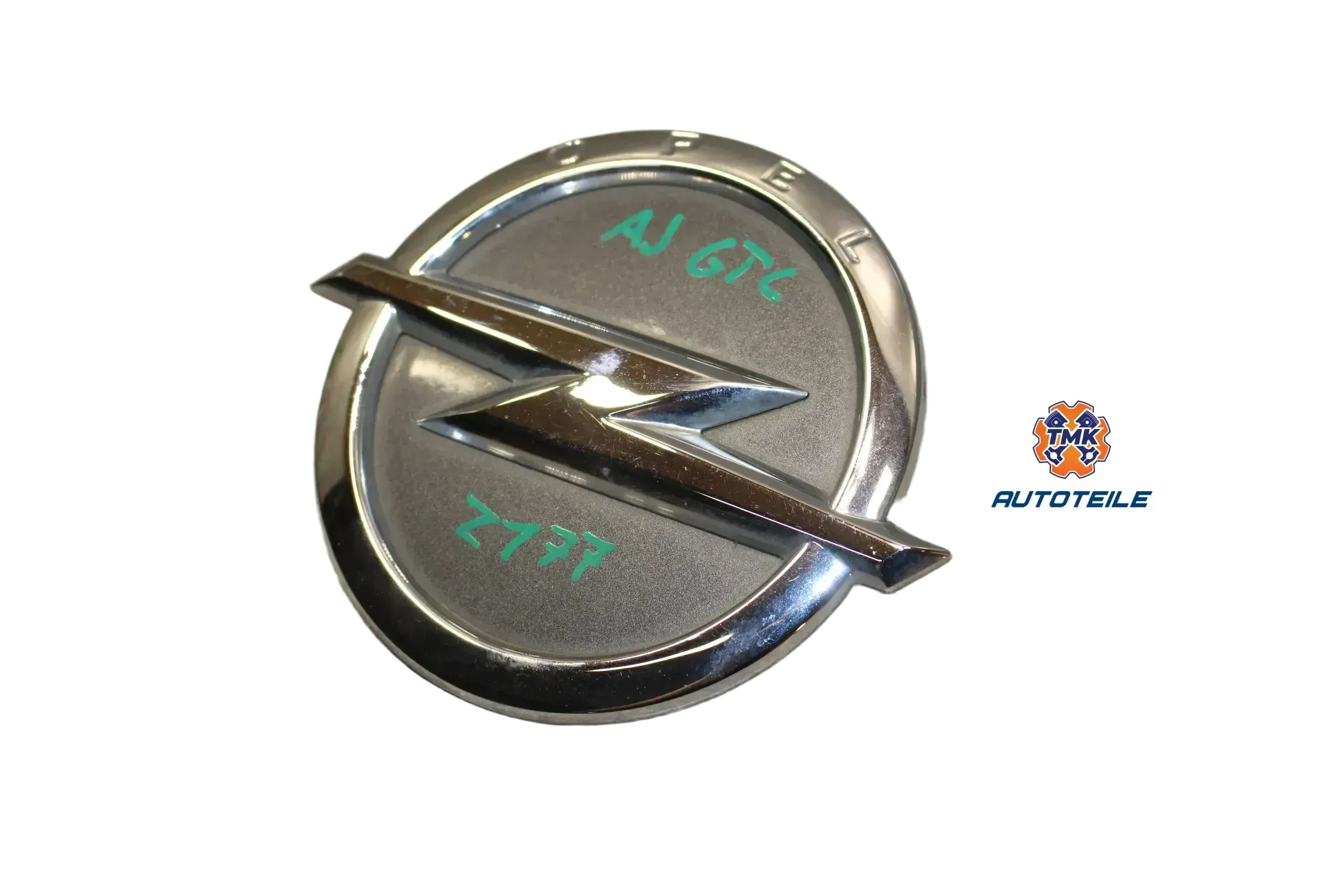 Opel Astra J GTC Emblem Taster Griff Öffner Heckklappe Z177 Karbongrau - Bild 1