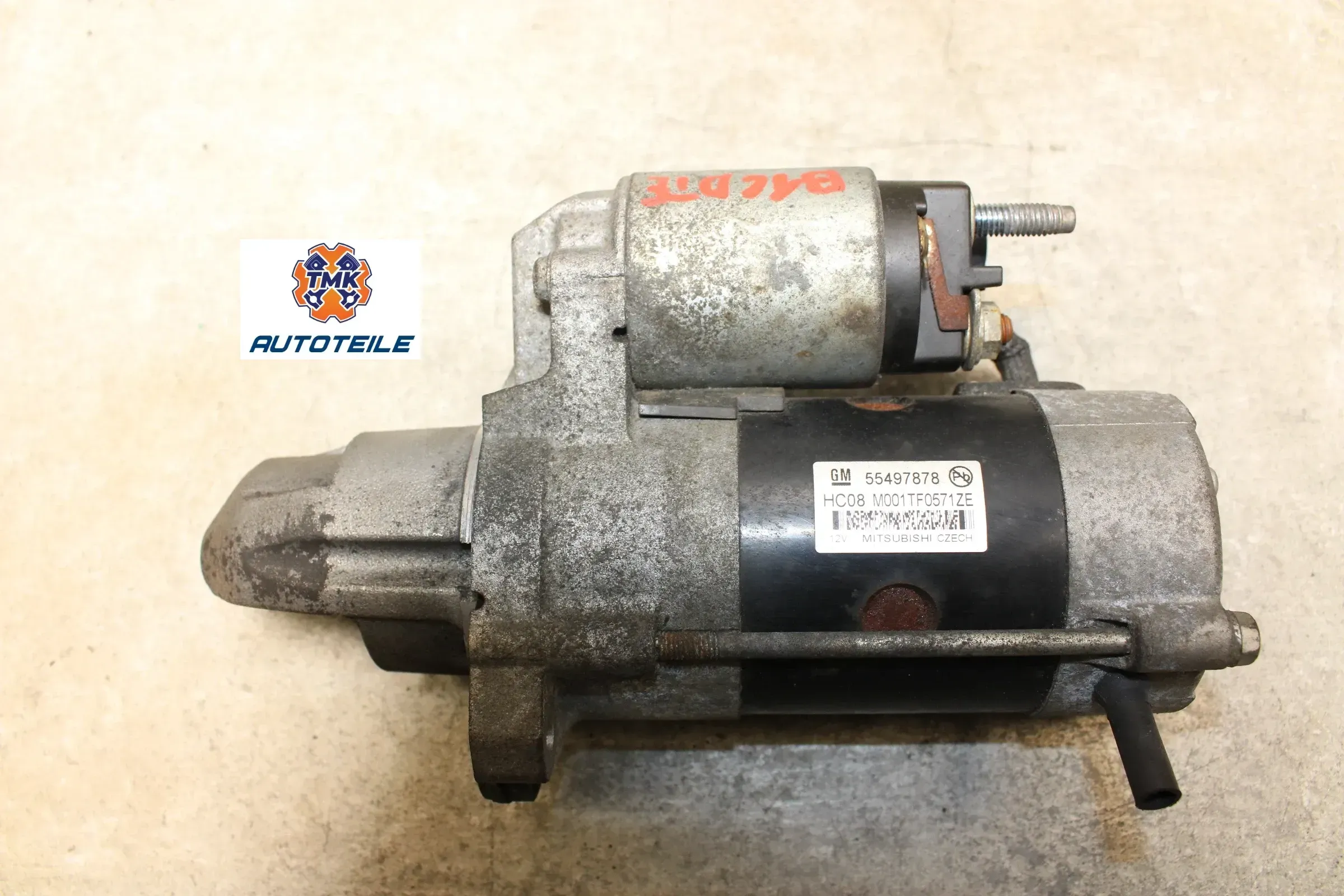Opel Astra K Zafira C Mokka Starter Anlasser 1.6 CDTI 55497878 - Bild 1
