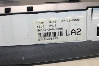 Opel Zafira B Astra H Klimabedienteil Bedienteil Heizung Lüftung 13201299 LA2 - Bild 3