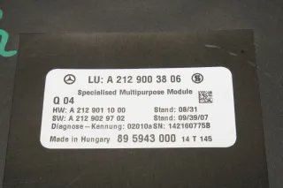Mercedes E-Klasse Taxi W212 S212 Steuergerät Multipurpose Modul Sonderfunktionen A2129003806 - Bild 3